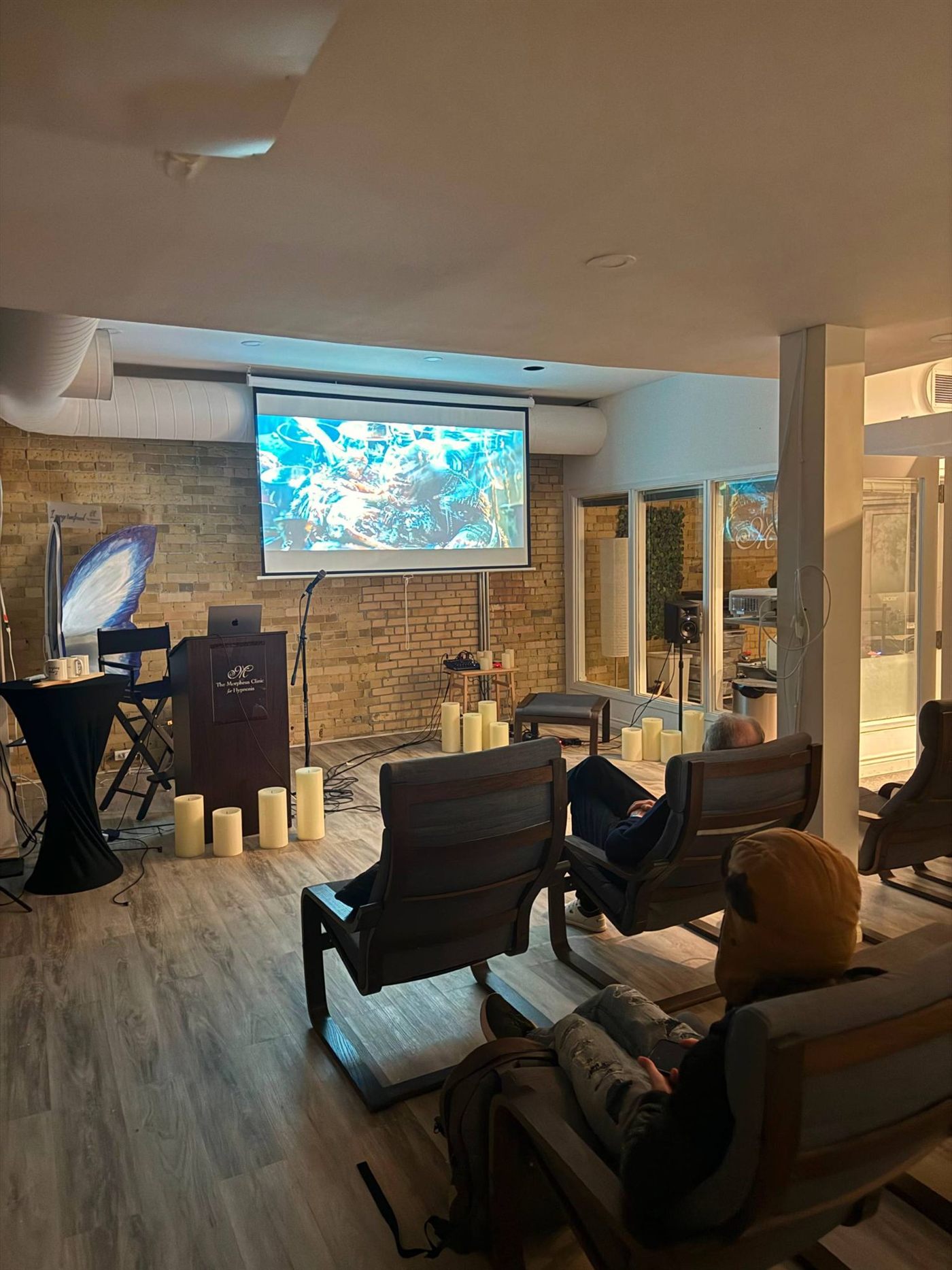 A selected film screening for the audience